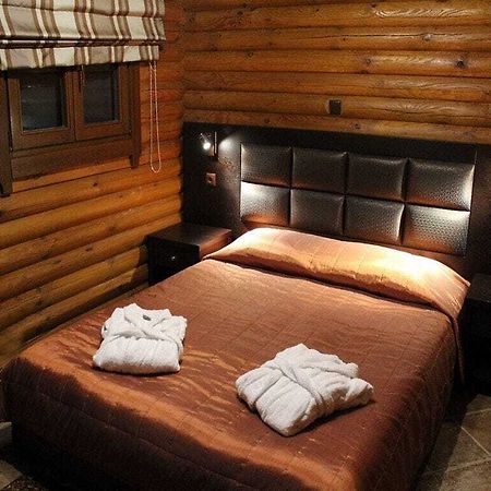 Natura Chalets Mega Chorio Экстерьер фото