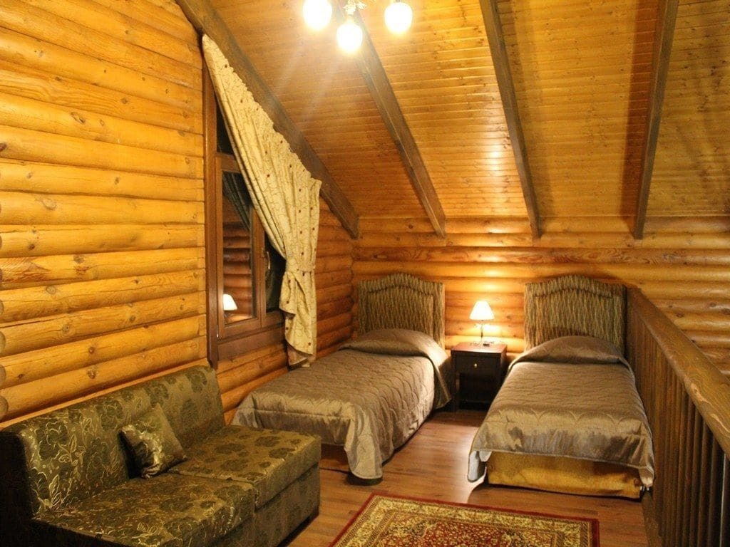 Natura Chalets Mega Chorio Экстерьер фото